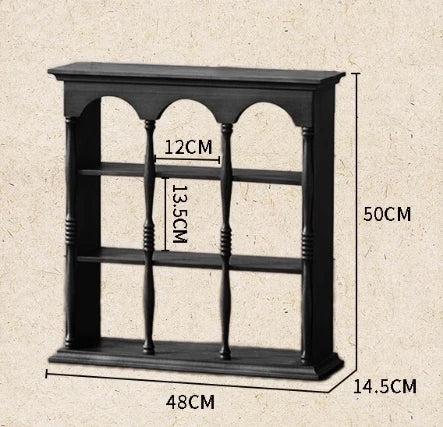 アッシュ材使用!オシャレなラック 収納力抜群のディスプレイシェルフ hsysg-4977