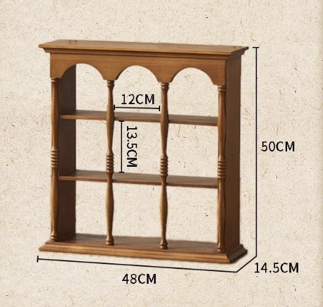 アッシュ材使用!オシャレなラック 収納力抜群のディスプレイシェルフ hsysg-4977