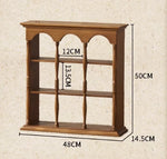 アッシュ材使用!オシャレなラック 収納力抜群のディスプレイシェルフ hsysg-4977