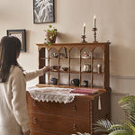 アッシュ材使用!オシャレなラック 収納力抜群のディスプレイシェルフ hsysg-4977