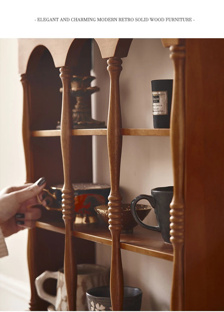 アッシュ材使用!オシャレなラック 収納力抜群のディスプレイシェルフ hsysg-4977