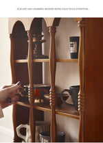 アッシュ材使用!オシャレなラック 収納力抜群のディスプレイシェルフ hsysg-4977