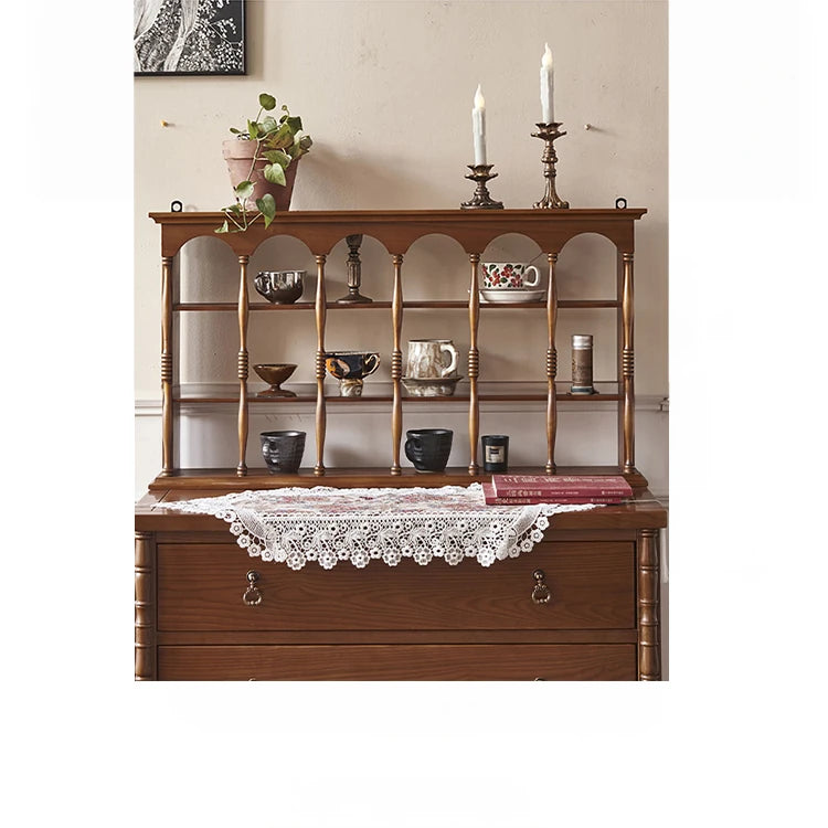 アッシュ材使用!オシャレなラック 収納力抜群のディスプレイシェルフ hsysg-4977