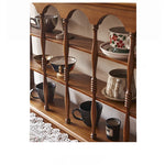 アッシュ材使用!オシャレなラック 収納力抜群のディスプレイシェルフ hsysg-4977