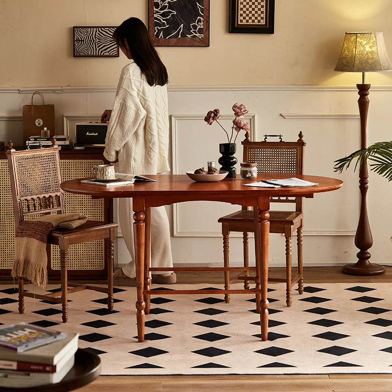 おしゃれなアッシュ材テーブル - 上質なダイニング体験を演出する多用途デザイン hsysg-4978