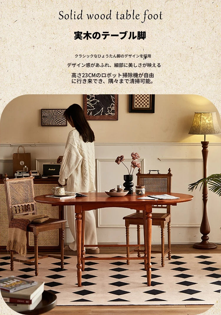 おしゃれなアッシュ材テーブル - 上質なダイニング体験を演出する多用途デザイン hsysg-4978