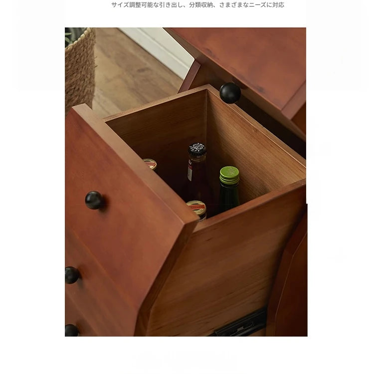 アッシュ材 多層板キャビネット - おしゃれな収納スペースを演出する洗練デザイン! hsysg-4979