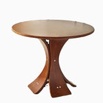 アッシュ材の丸型テーブル - モダンなデザインでおしゃれなリビング空間を演出! hsysg-4981