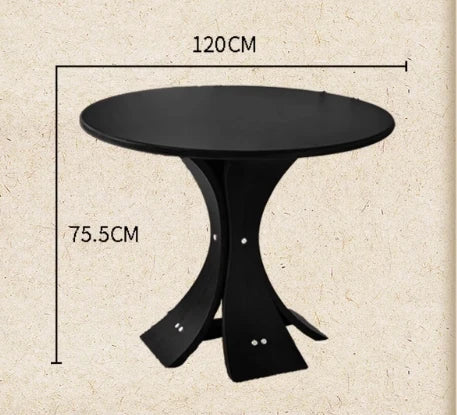 アッシュ材の丸型テーブル - モダンなデザインでおしゃれなリビング空間を演出! hsysg-4981