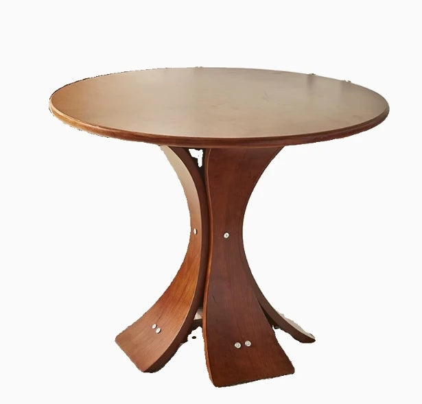 アッシュ材の丸型テーブル - モダンなデザインでおしゃれなリビング空間を演出! hsysg-4981