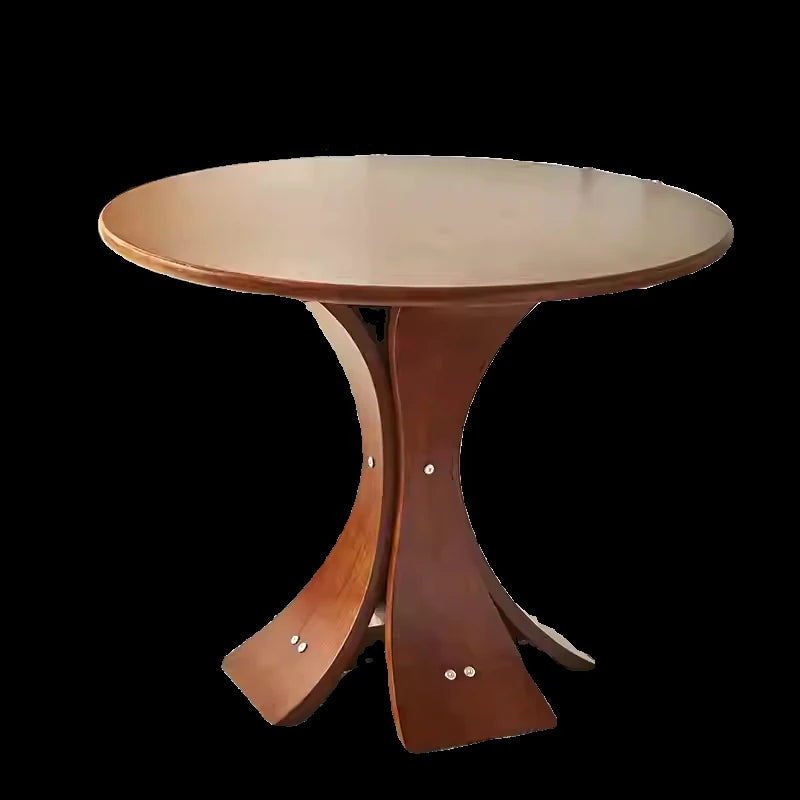 アッシュ材の丸型テーブル - モダンなデザインでおしゃれなリビング空間を演出! hsysg-4981