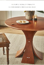 アッシュ材の丸型テーブル - モダンなデザインでおしゃれなリビング空間を演出! hsysg-4981