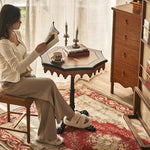 アッシュ材使用・エレガントなデザインのテーブル|インテリアにぴったりな多機能テーブル hsysg-4982