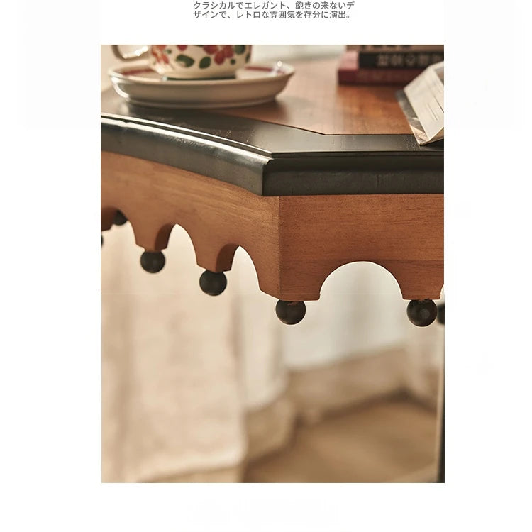 アッシュ材使用・エレガントなデザインのテーブル|インテリアにぴったりな多機能テーブル hsysg-4982