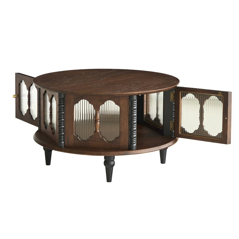 アッシュ材ガラス製センターテーブル|おしゃれなデザインでリビングを彩る! hsysg-4984