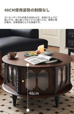 アッシュ材ガラス製センターテーブル|おしゃれなデザインでリビングを彩る! hsysg-4984