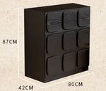 アッシュ材とパイン多層板のスタイリッシュキャビネット|モダンインテリアに最適な収納家具 hsysg-4985