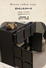 アッシュ材とパイン多層板のスタイリッシュキャビネット|モダンインテリアに最適な収納家具 hsysg-4985