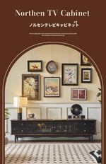 アッシュ材とガラスのシックなテレビ台 | モダンな収納とスタイリッシュなデザイン hsysg-4989