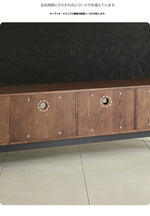 アッシュ材とガラスのシックなテレビ台 | モダンな収納とスタイリッシュなデザイン hsysg-4989