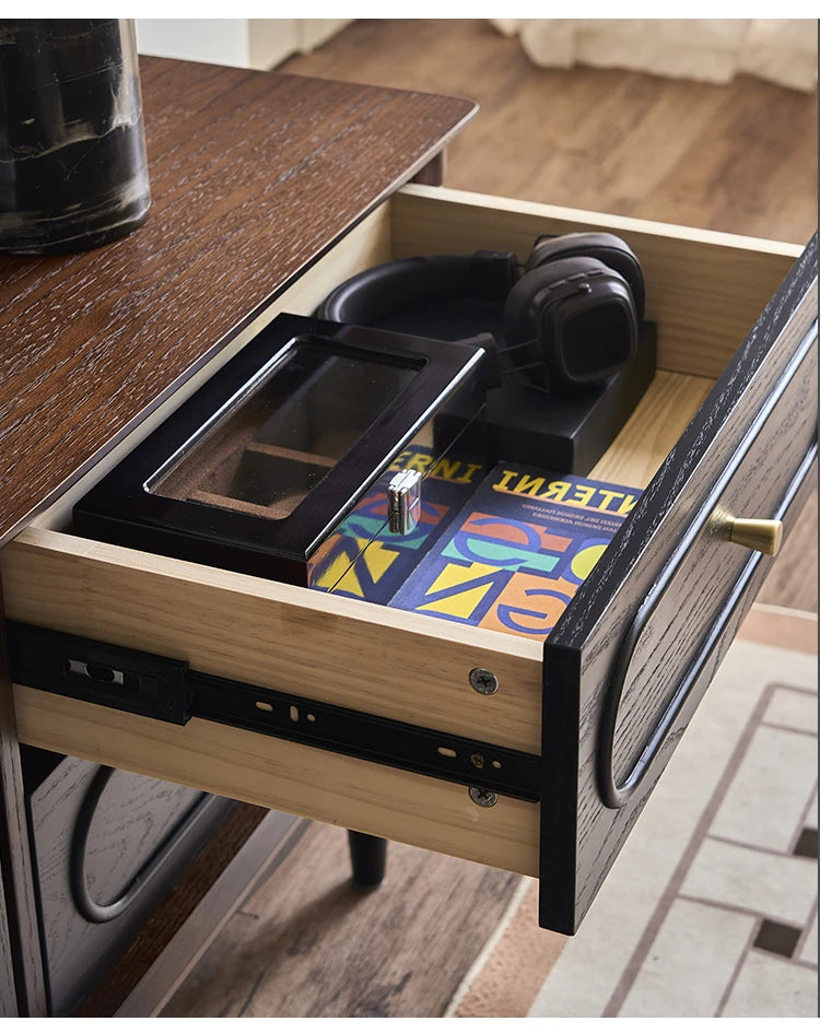 アッシュ材とガラスのシックなテレビ台 | モダンな収納とスタイリッシュなデザイン hsysg-4989