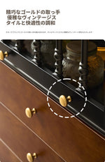 アッシュ材キャビネット - 美しいガラス扉付き、スタイリッシュな収納家具 hsysg-4990