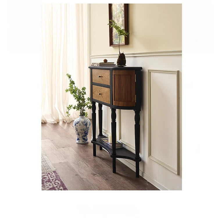 アッシュ材を使用したスタイリッシュなキャビネット - 収納力抜群でインテリアを彩るデザイン hsysg-4991