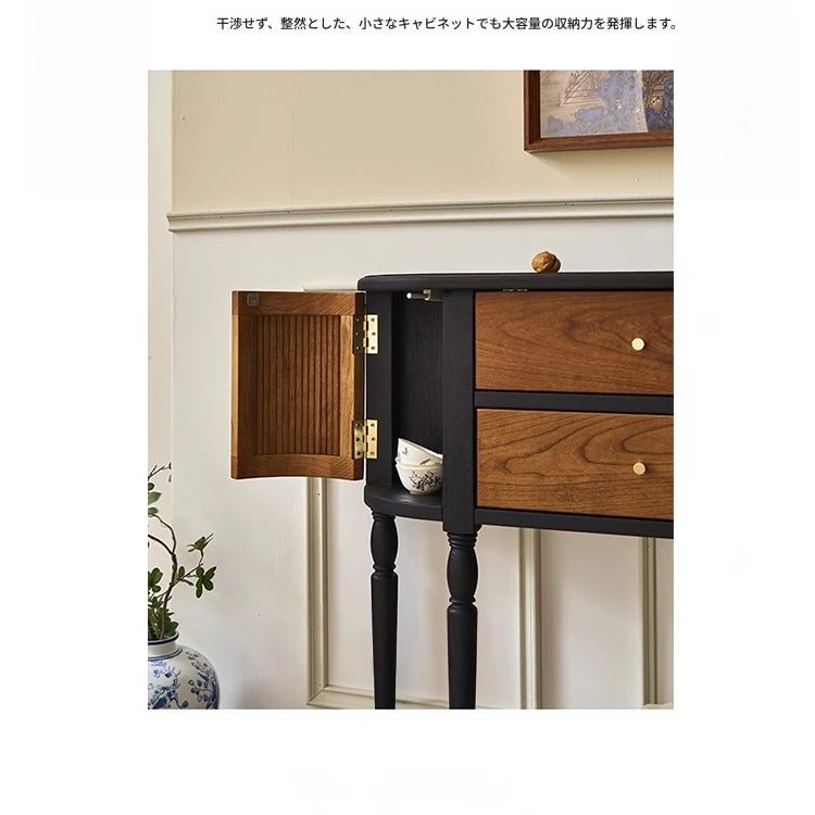 アッシュ材を使用したスタイリッシュなキャビネット - 収納力抜群でインテリアを彩るデザイン hsysg-4991