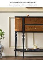 アッシュ材を使用したスタイリッシュなキャビネット - 収納力抜群でインテリアを彩るデザイン hsysg-4991