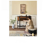 アッシュ材を使用したスタイリッシュなキャビネット - 収納力抜群でインテリアを彩るデザイン hsysg-4991