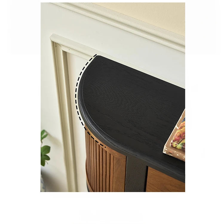 アッシュ材を使用したスタイリッシュなキャビネット - 収納力抜群でインテリアを彩るデザイン hsysg-4991