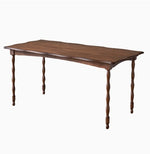 アッシュ材のクラシックデザインテーブル|エレガントなダイニングスタイルを演出するインテリア家具 hsysg-4993