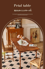 アッシュ材のクラシックデザインテーブル|エレガントなダイニングスタイルを演出するインテリア家具 hsysg-4993