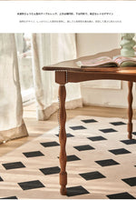 アッシュ材のクラシックデザインテーブル|エレガントなダイニングスタイルを演出するインテリア家具 hsysg-4993