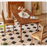 アッシュ材のクラシックデザインテーブル|エレガントなダイニングスタイルを演出するインテリア家具 hsysg-4993