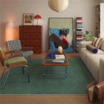 フレンチ風 ラグマット リビングラグ カーペット 軽奢風 高級感 ブルー ヴィンテージ調 寝室 おしゃれ htg-10