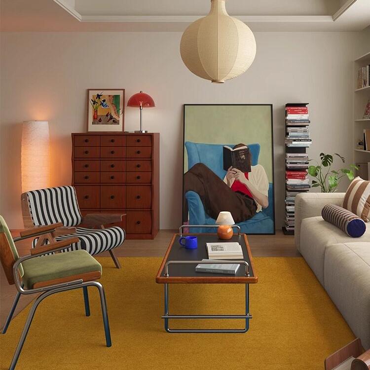 フレンチ風 ラグマット リビングラグ カーペット 軽奢風 高級感 ブルー ヴィンテージ調 寝室 おしゃれ htg-10