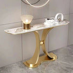 ラグジュアリーな極スリム玄関テーブル セラミック天板のモダンコンソール 壁付け設置 シンプルでミニマルな廊下用サイドボード htlty-3548