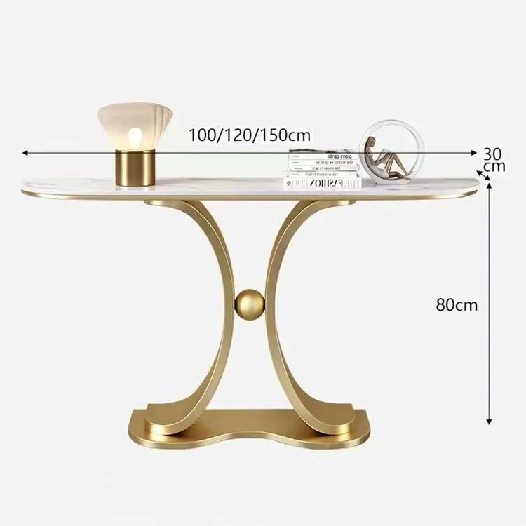 ラグジュアリーな極スリム玄関テーブル セラミック天板のモダンコンソール 壁付け設置 シンプルでミニマルな廊下用サイドボード htlty-3548