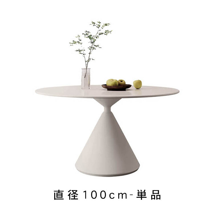 ホワイトマット岩板 2人掛け ラウンドダイニングテーブル チェアセット 小スペース向け モダン ブラック ホワイト シンプル クリーム風デザインhtt-3531