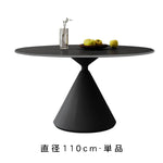 ホワイトマット岩板 2人掛け ラウンドダイニングテーブル チェアセット 小スペース向け モダン ブラック ホワイト シンプル クリーム風デザインhtt-3531