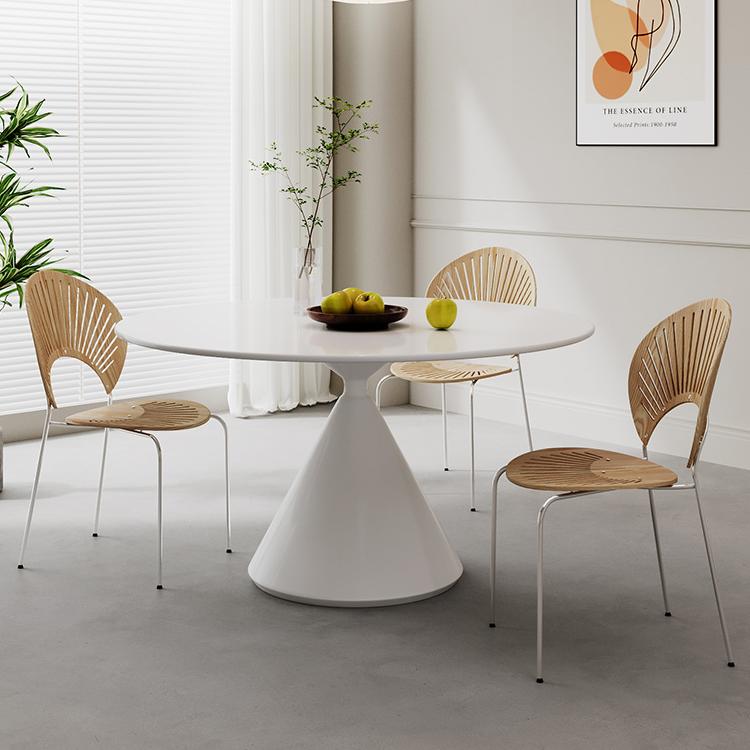 ホワイトマット岩板 2人掛け ラウンドダイニングテーブル チェアセット 小スペース向け モダン ブラック ホワイト シンプル クリーム風デザインhtt-3531