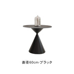 クリームカラーの小さなラウンドコーヒーテーブル 省スペース 寝室 ソファ横 ベッドサイド バルコニーにぴったりの新作ミニテーブル htt-3532