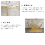 モダンラグジュアリー 玄関収納棚 コンソールテーブル シンプルな玄関ラック htt-3534