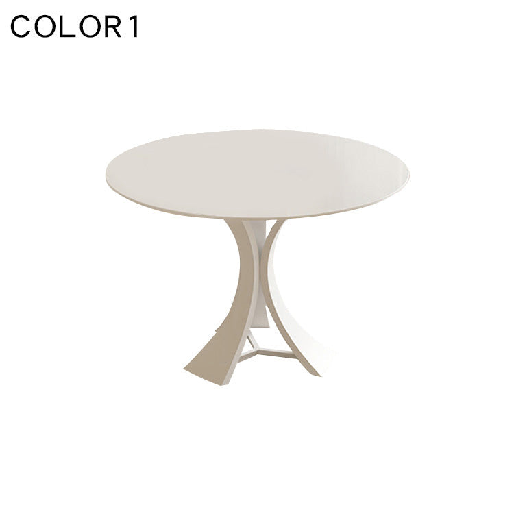 ダイニングテーブル おしゃれ 円形 おしゃれ セラミック天板 金属脚 幅60 70 80 90 100 110 120 130cm ホワイト 北欧風 モダン 2人 4人 6人用 食卓テーブル ラウンドテーブル htt-3536