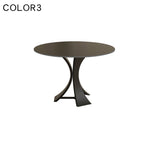 ダイニングテーブル おしゃれ 円形 おしゃれ セラミック天板 金属脚 幅60 70 80 90 100 110 120 130cm ホワイト 北欧風 モダン 2人 4人 6人用 食卓テーブル ラウンドテーブル htt-3536