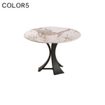 ダイニングテーブル おしゃれ 円形 おしゃれ セラミック天板 金属脚 幅60 70 80 90 100 110 120 130cm ホワイト 北欧風 モダン 2人 4人 6人用 食卓テーブル ラウンドテーブル htt-3536