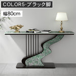 セラミック天板玄関コンソールテーブル モダンラグジュアリー シンプルアート風壁付け装飾キャビネット htt-3537