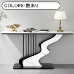 セラミック天板玄関コンソールテーブル モダンラグジュアリー シンプルアート風壁付け装飾キャビネット htt-3537