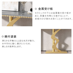 モダンミニマルラグジュアリー異形玄関コンソール装飾台エントランスキャビネットディスプレイテーブル htt-3541